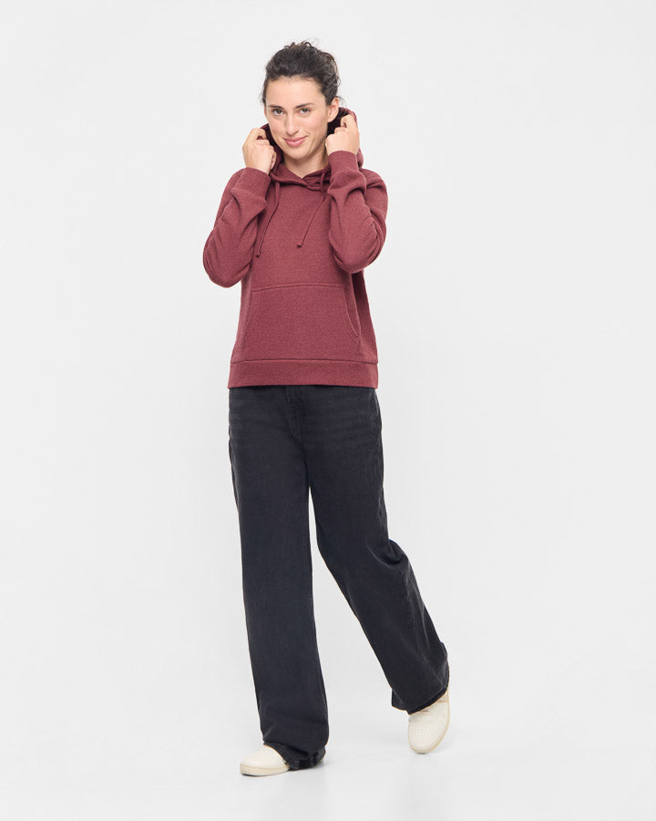 Roter Hoodie TreeHoodie Women aus 100% Bio Baumwolle von Nikin