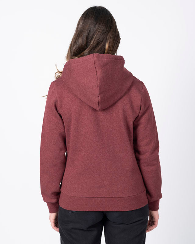 Roter Hoodie TreeHoodie Women aus 100% Bio Baumwolle von Nikin