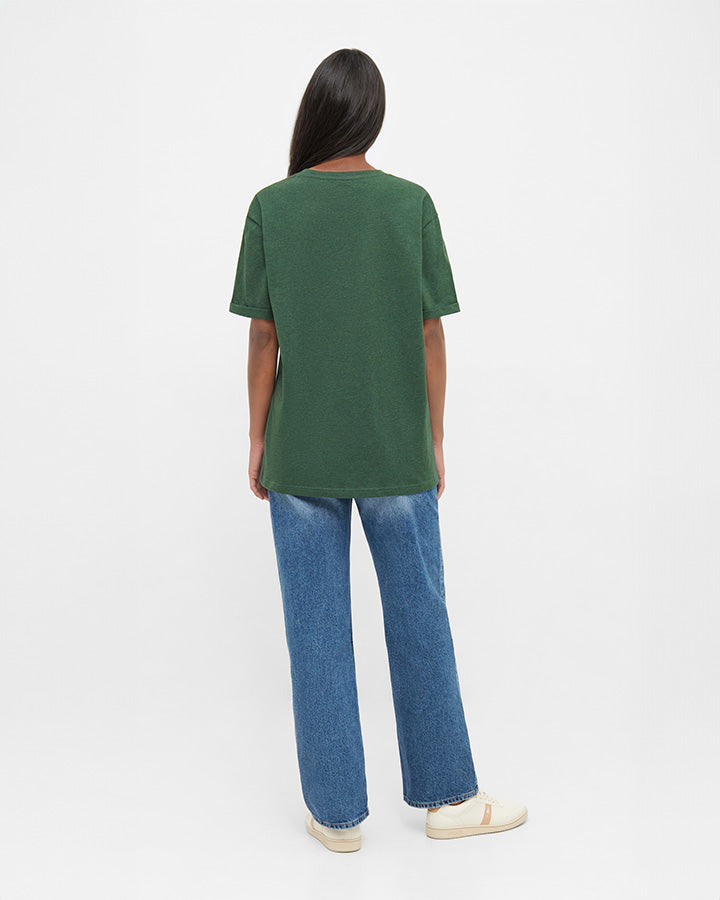TreeShirt Pocket Olive Mel - TSHIRT - NIKIN