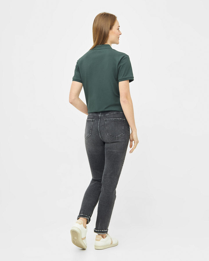 Polo vert Tree en coton biologique par Nikin
