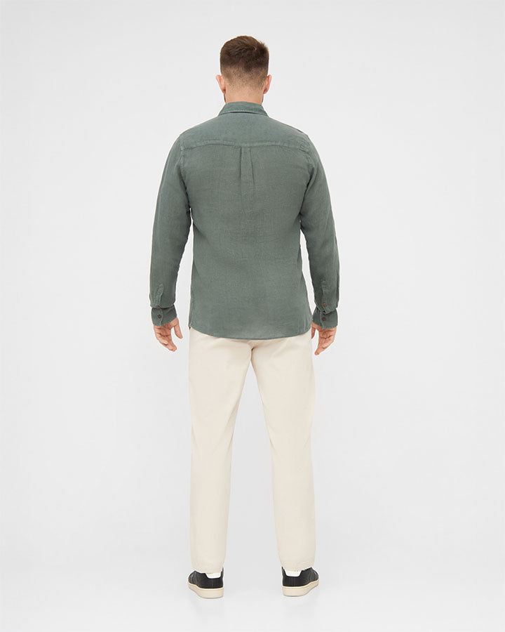 TreePlanter Shirt Linen Sage von NIKIN