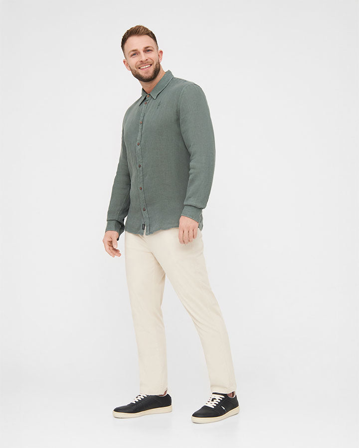 TreePlanter Shirt Linen Sage von NIKIN