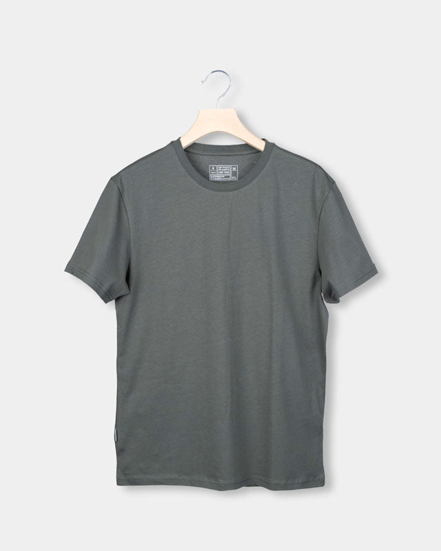 Grünes T-Shirt TreeShirt Plain aus 100% Bio Baumwolle von Nikin