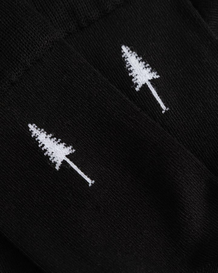 Schwarzes Socken-Set Tree Standard aus Tencel von Nikin