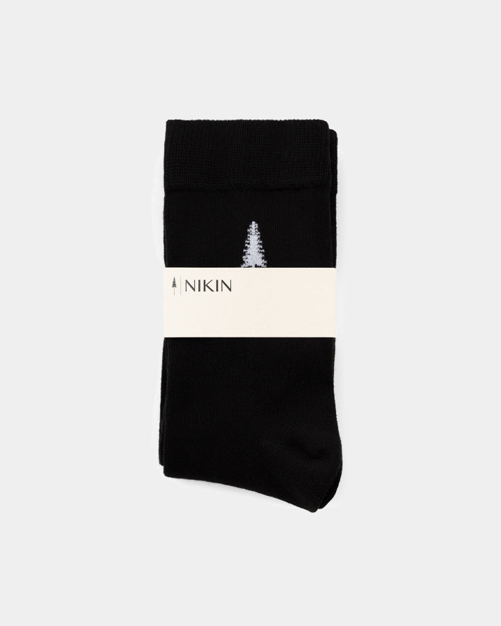 Schwarzes Socken-Set Tree Standard aus Tencel von Nikin