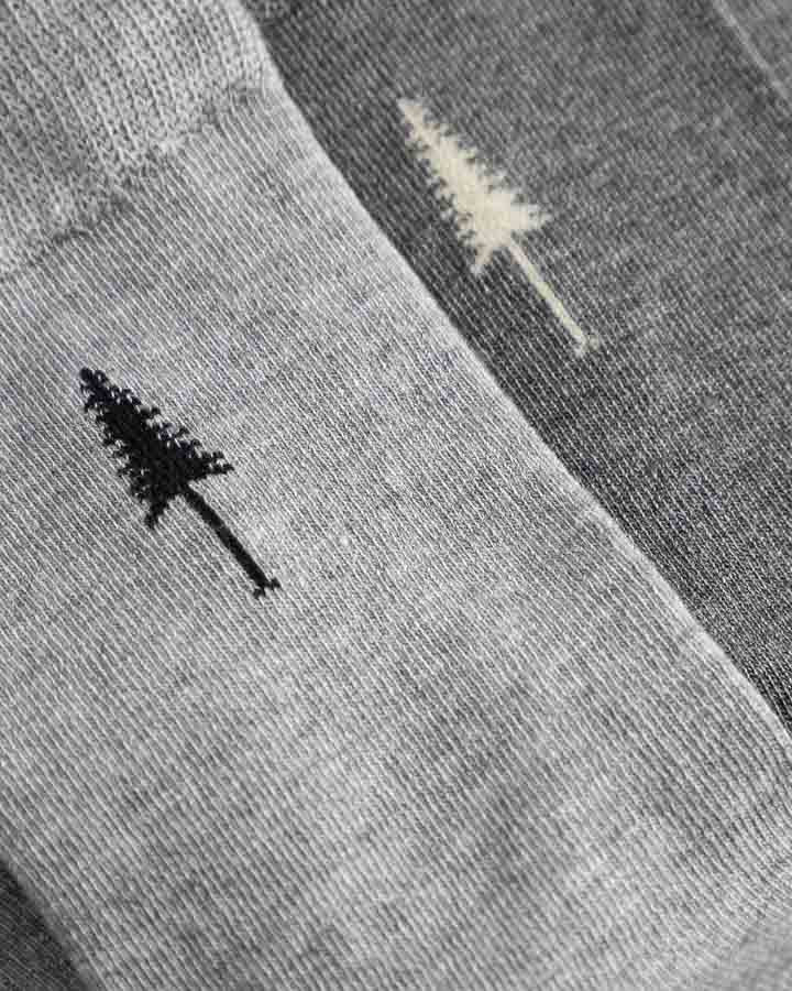 Graues Socken-Set Tree Standard aus Tencel von Nikin