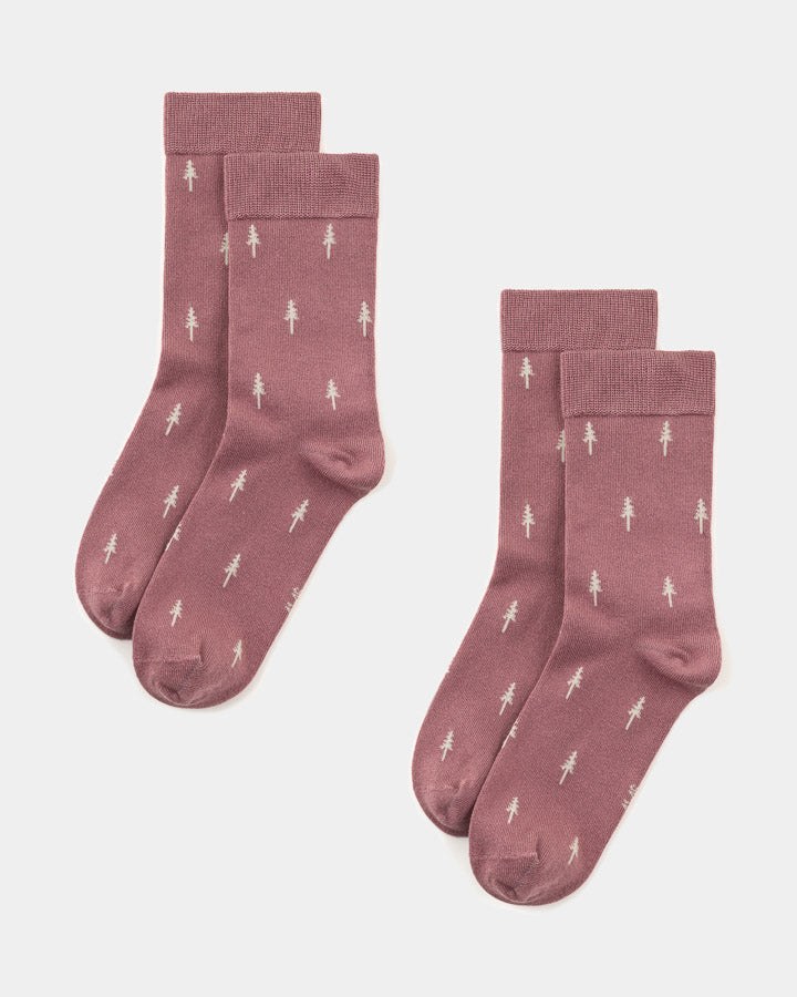 Rosa Socken-Set Tree Standard aus Tencel von Nikin