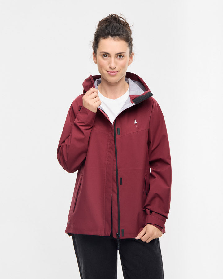 TreeJacket Rain Women Burgundy von Nikin