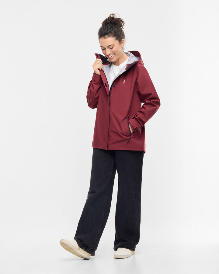 TreeJacket Rain Women Burgundy von Nikin