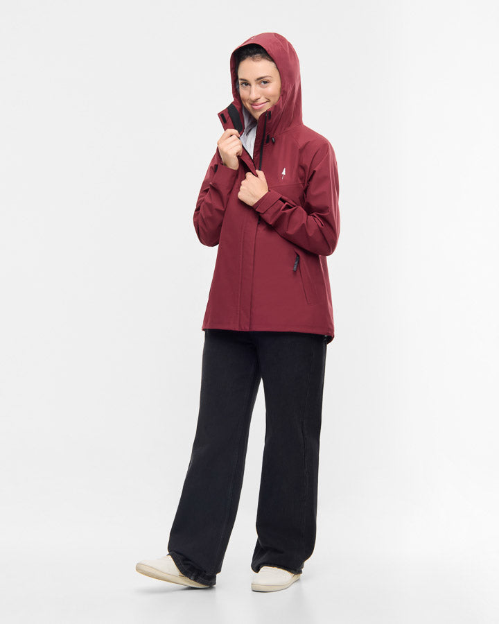 TreeJacket Rain Women Burgundy von Nikin