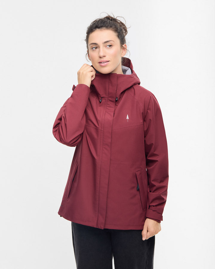 TreeJacket Rain Women Burgundy von Nikin