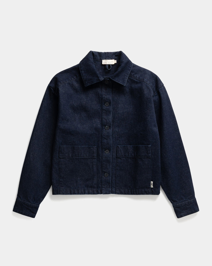 Dark Indigo Jacke Tree aus 100% recycelter Baumwolle von Nikin