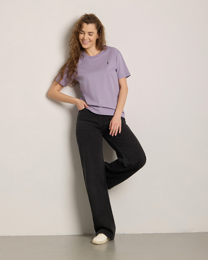 Lila T-Shirt Tree aus 100% Bio-Baumwolle von Nikin