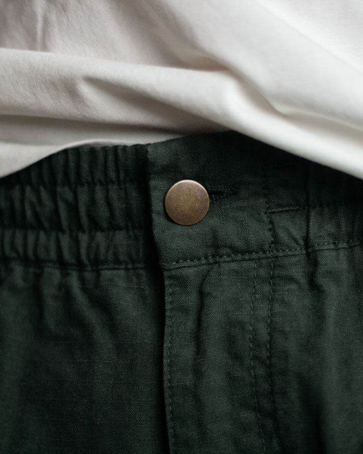 Dunkelgrüne Hosen Tree Ripstop aus Bio-Baumwolle von Nikin