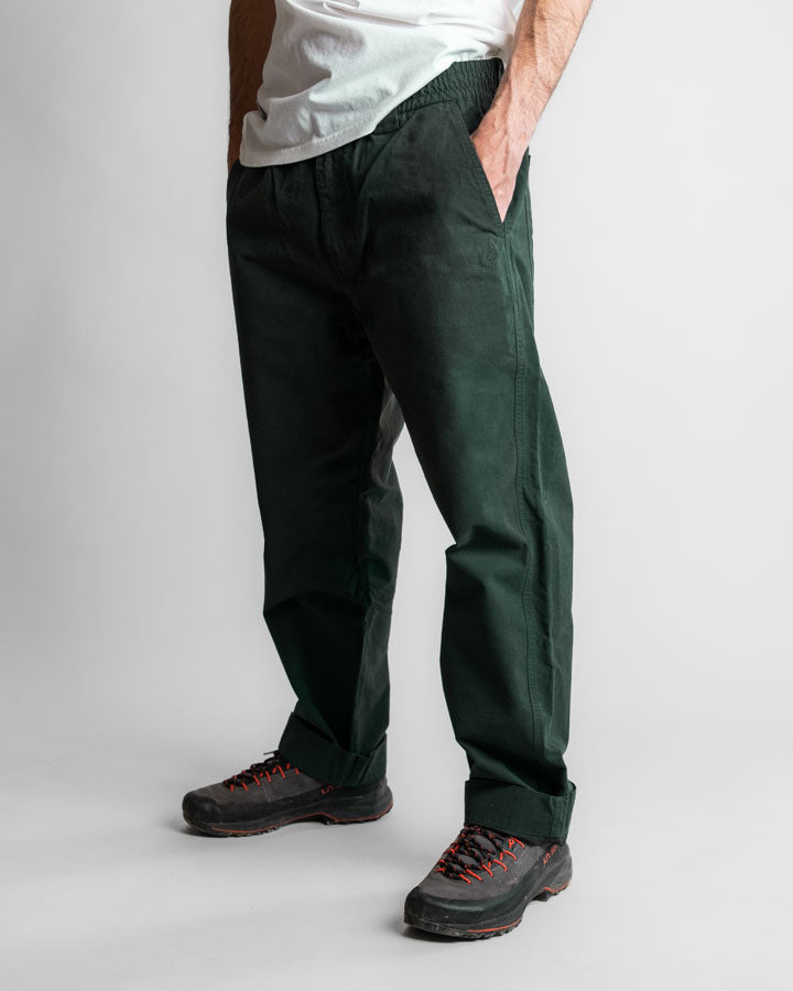 Dunkelgrüne Hosen Tree Ripstop aus Bio-Baumwolle von Nikin