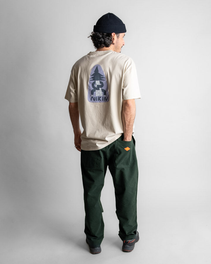 Dunkelgrüne Hosen Tree Ripstop aus Bio-Baumwolle von Nikin