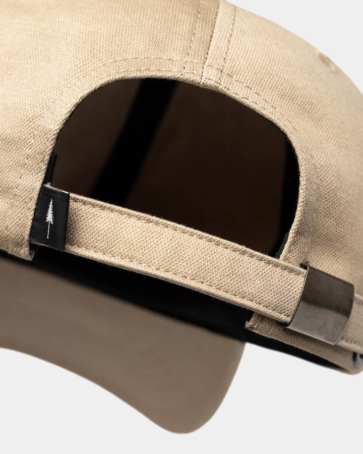 Beige Tree Dad Cap made from 100% organic cotton by Nikin