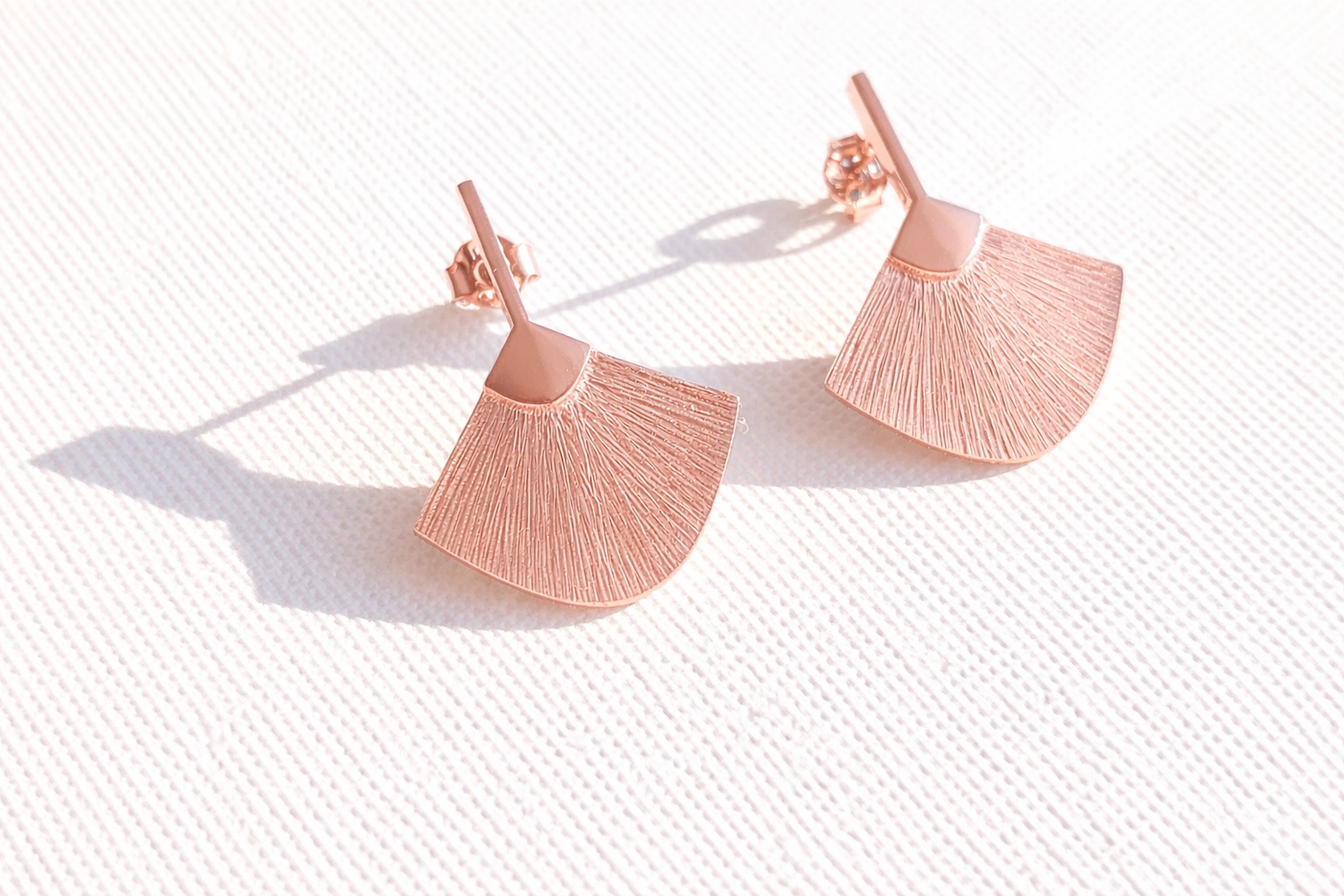 Pendant earrings Abanicos medium
