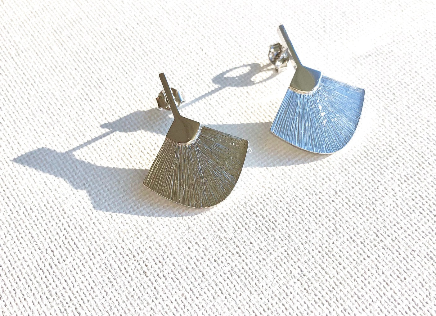 Boucles d'oreilles Ventagli Abanicos en argent par V Design Lab