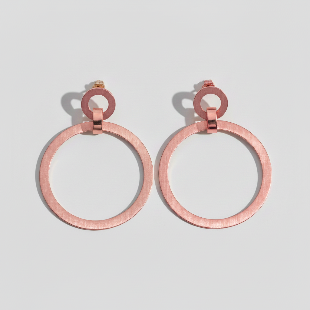 Billabong double hoop earrings