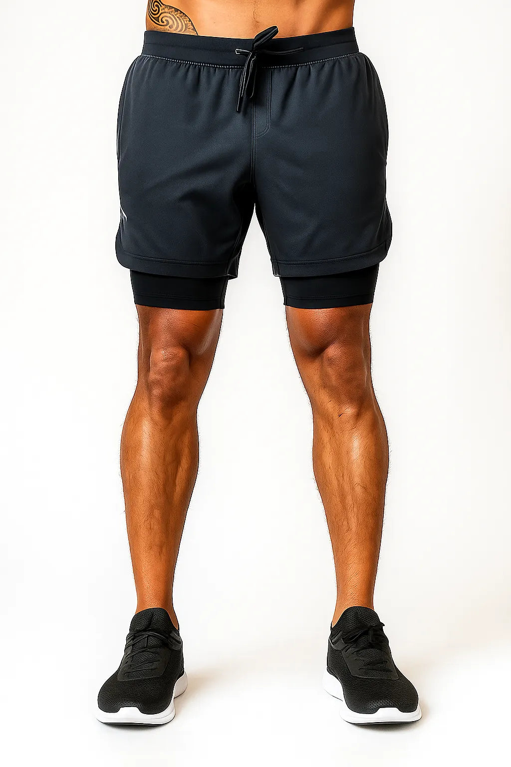 Nivays Black Gravity Liner Shorts made from Recycled Polyester