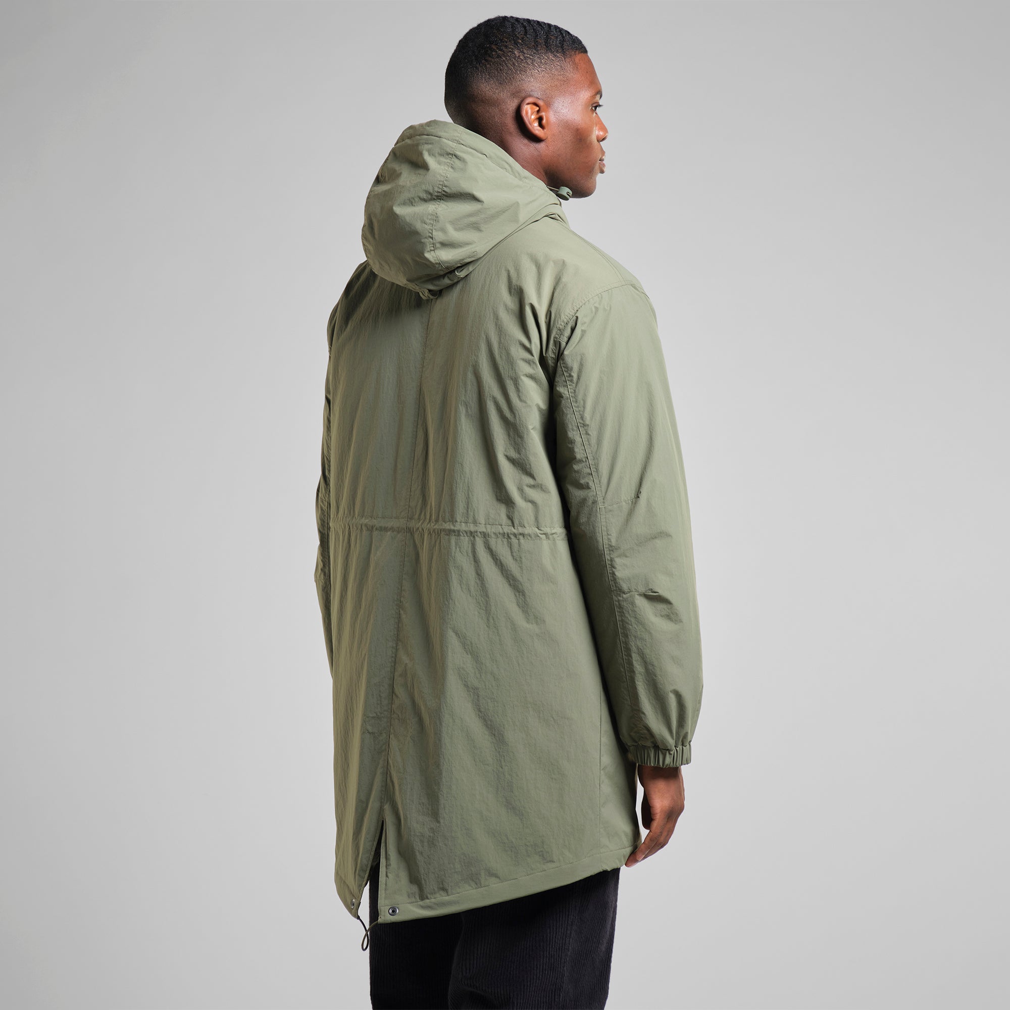 Herren Parka Luvos aus recycleten Materialien von Dedicated in Leaf green