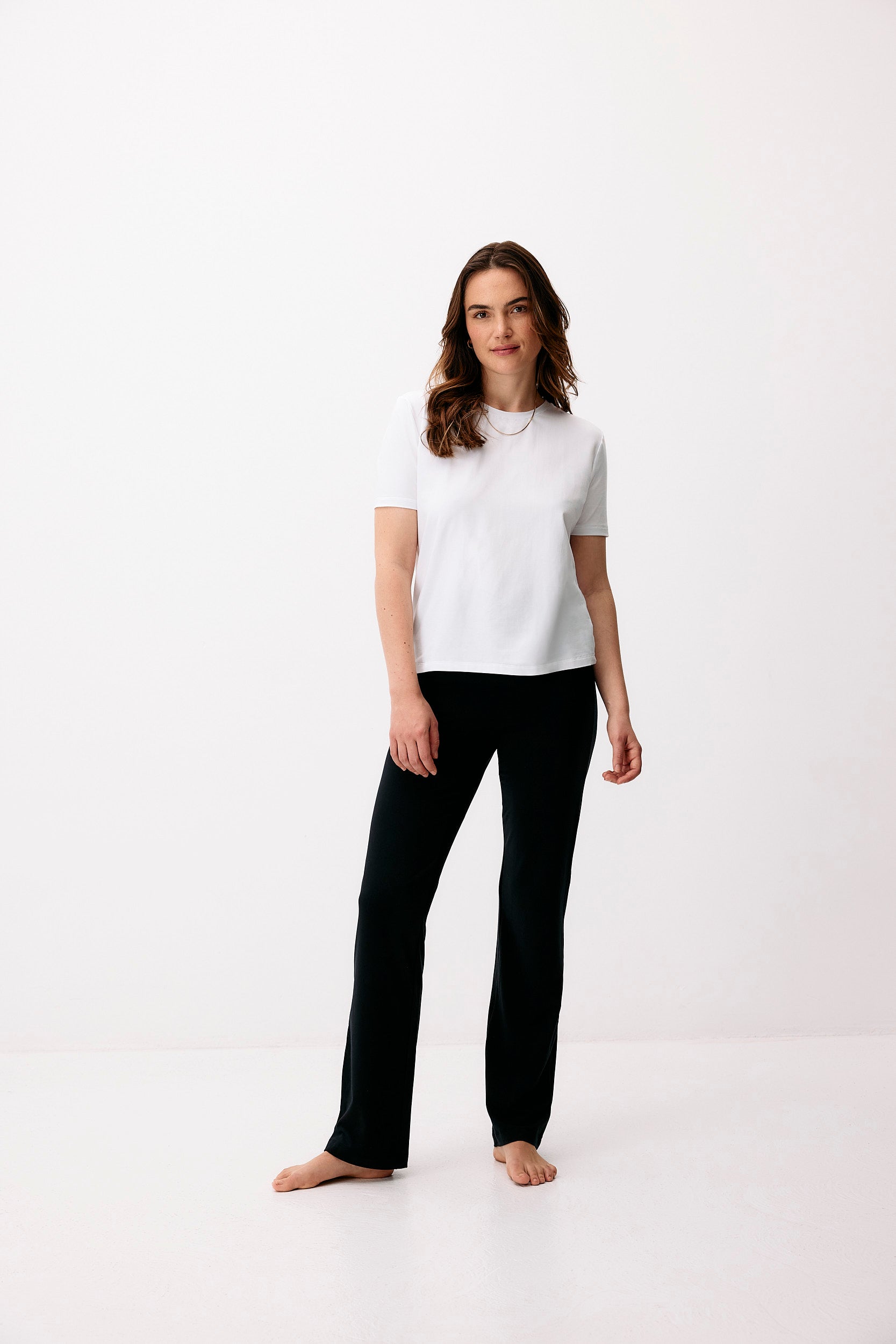 T-shirt blanc Neo Classic en Lenzing de Moya Kala