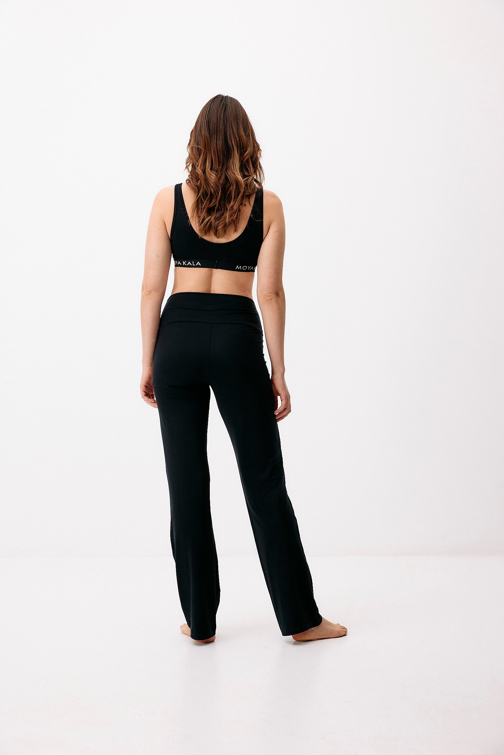 Pantalon noir Neo Classic Dance en Lenzing de Moya Kala