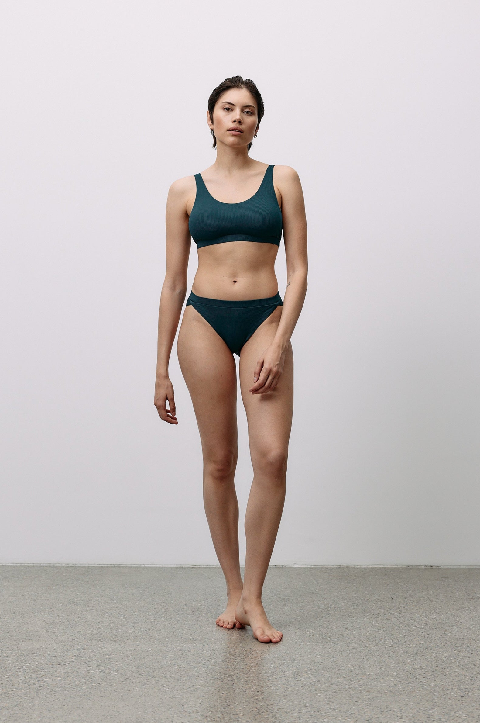 Hybrid Bikini Bottom - deep teal - von Moya Kala