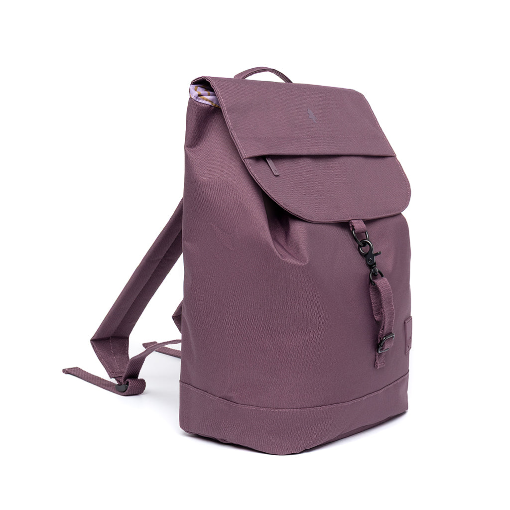 Violetter Rucksack Scout Metal aus recycelten PET-Flaschen von Lefrik