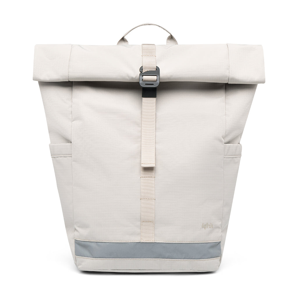 Weisser Rucksack Lars Roll Vandra aus recycelten PET-Flaschen von Lefrik
