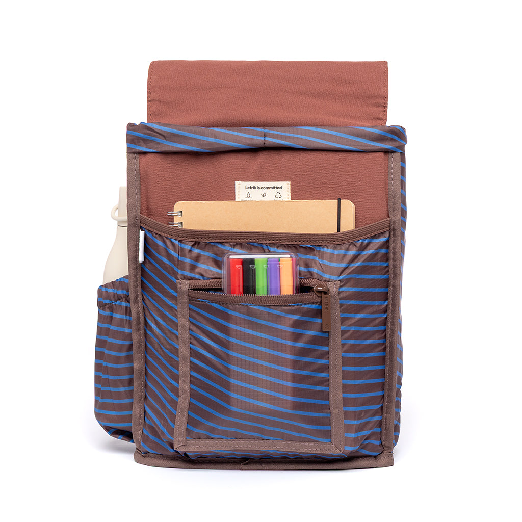 Roter Rucksack Scout Mini aus recycelten PET-Flaschen von Lefrik