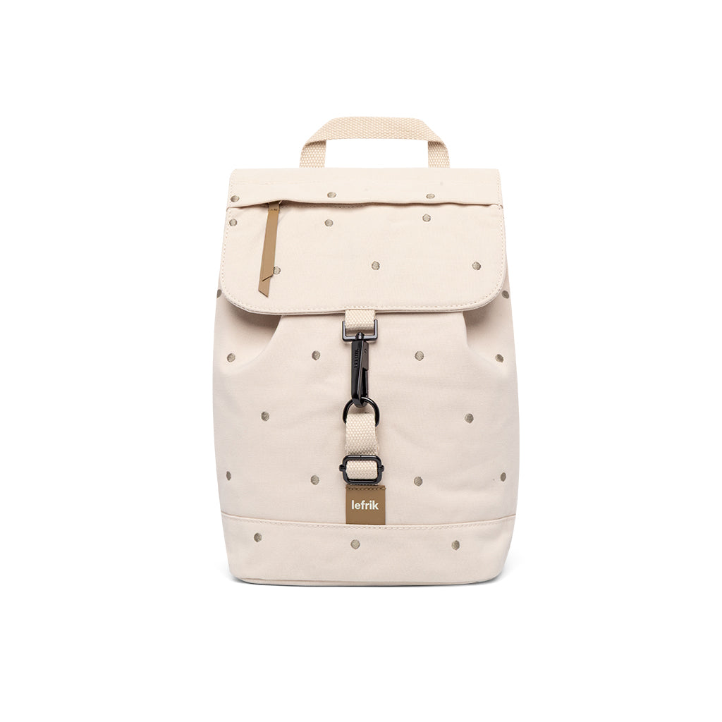 Beiger Rucksack Scout Mini aus recycelten PET-Flaschen von Lefrik