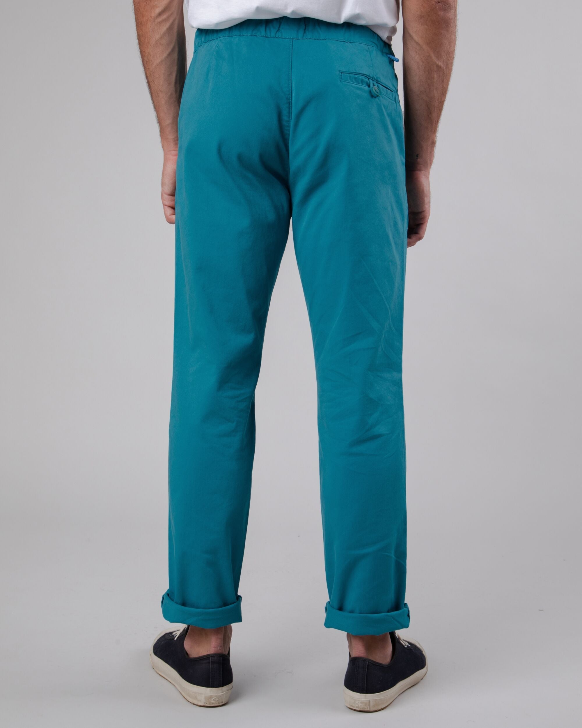 Comfort Chino Pants in Blau aus Bio Baumwolle von Brava Fabrics