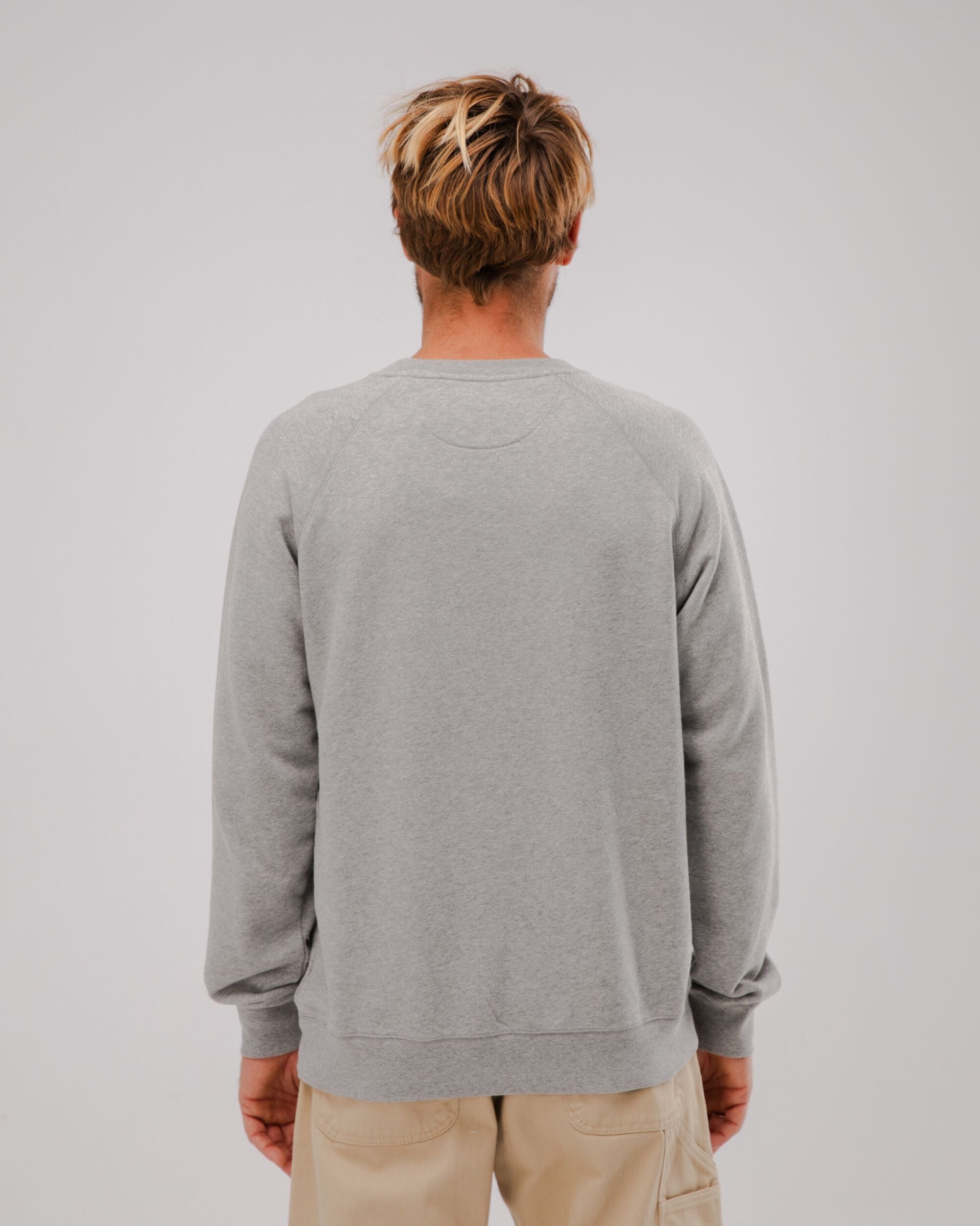 Out of Office Sweatshirt in grau aus Bio Baumwolle von Brava Fabrics