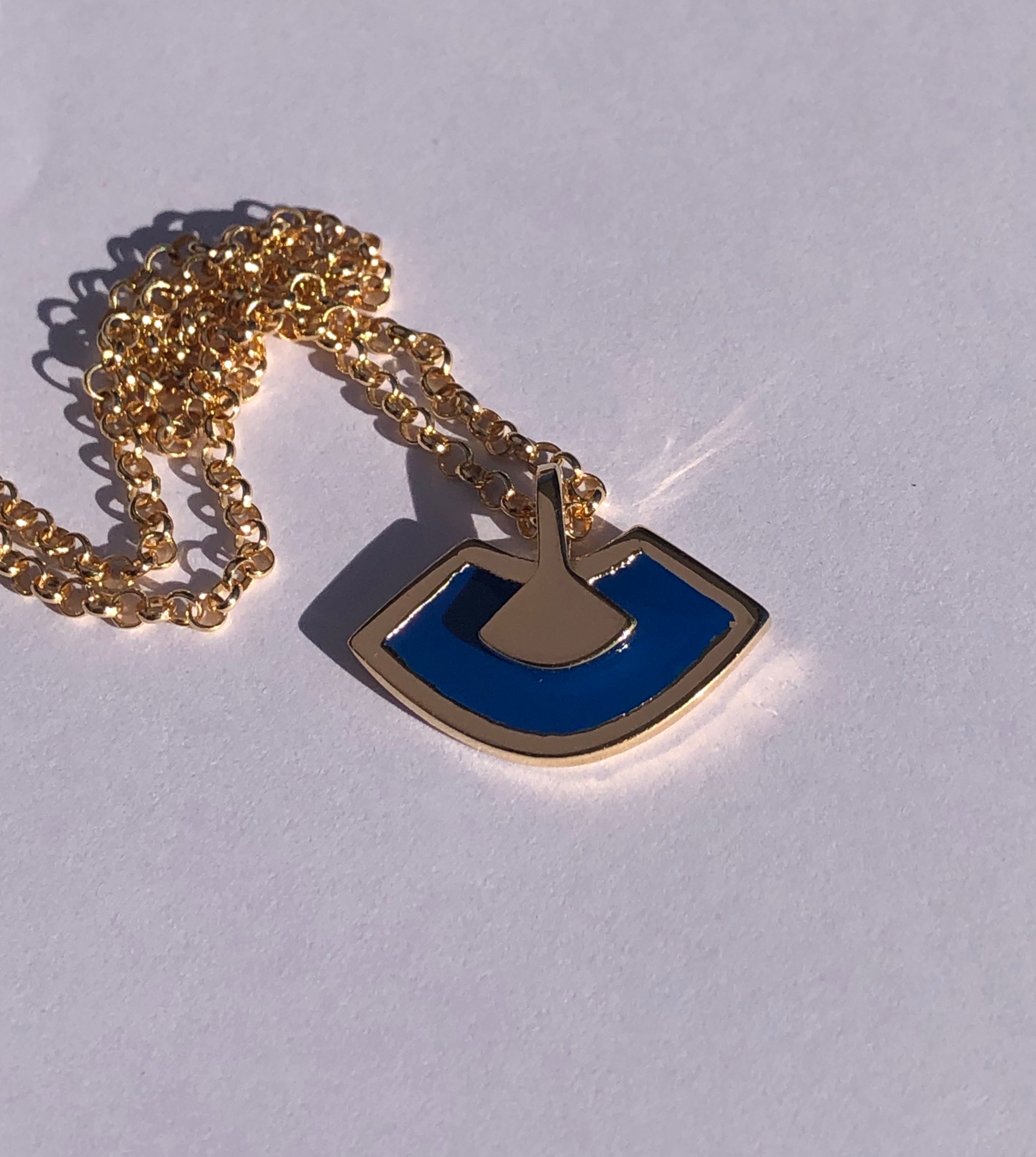 Abanicos Silver Kette mit Emaille