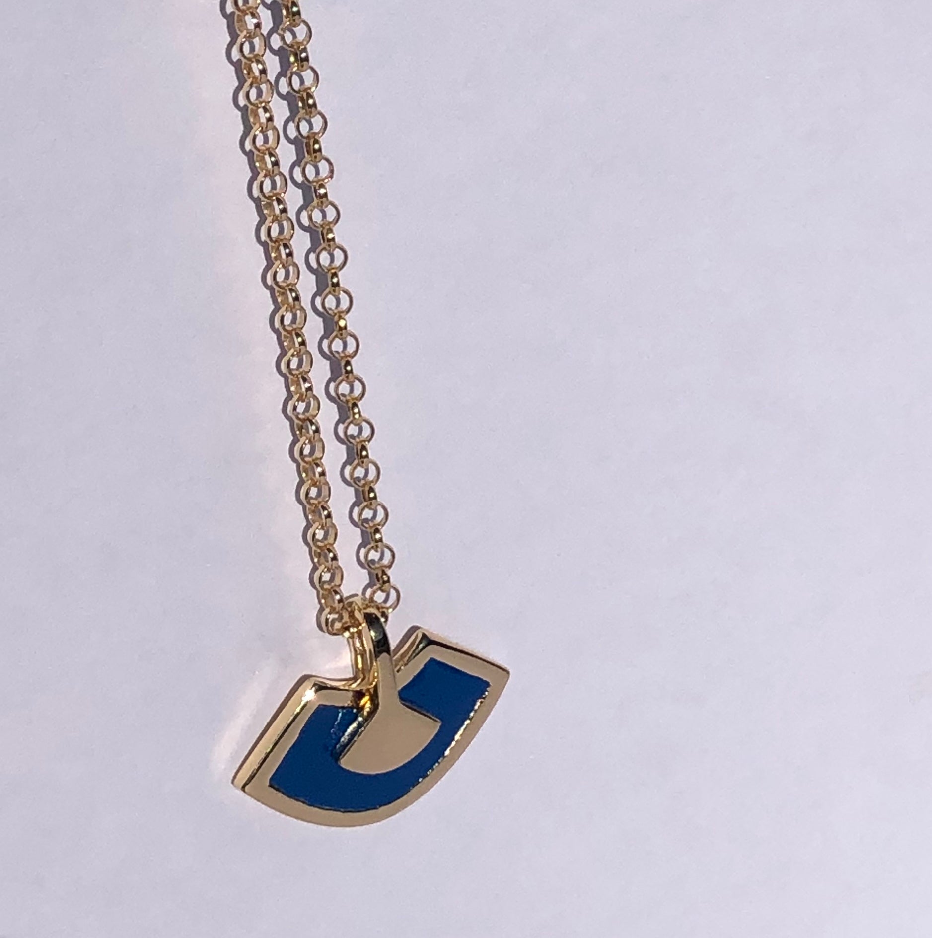 Abanicos Silver Kette mit Emaille