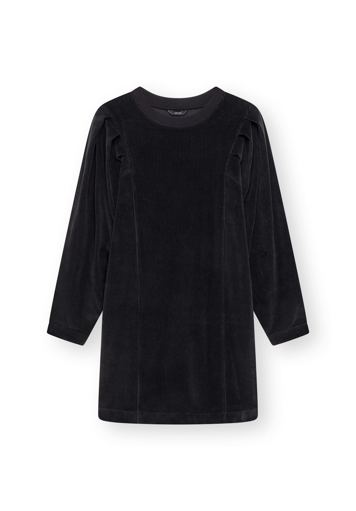 Kleid AMINEA in schwarz von LOVJOI aus 100% Bio Baumwolle
