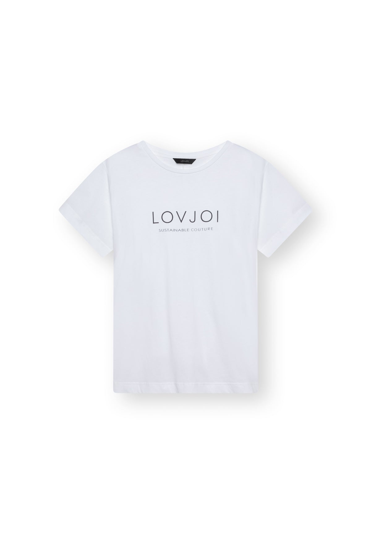 T-shirt LOVJOI logo in white from LOVJOI made of organic cotton