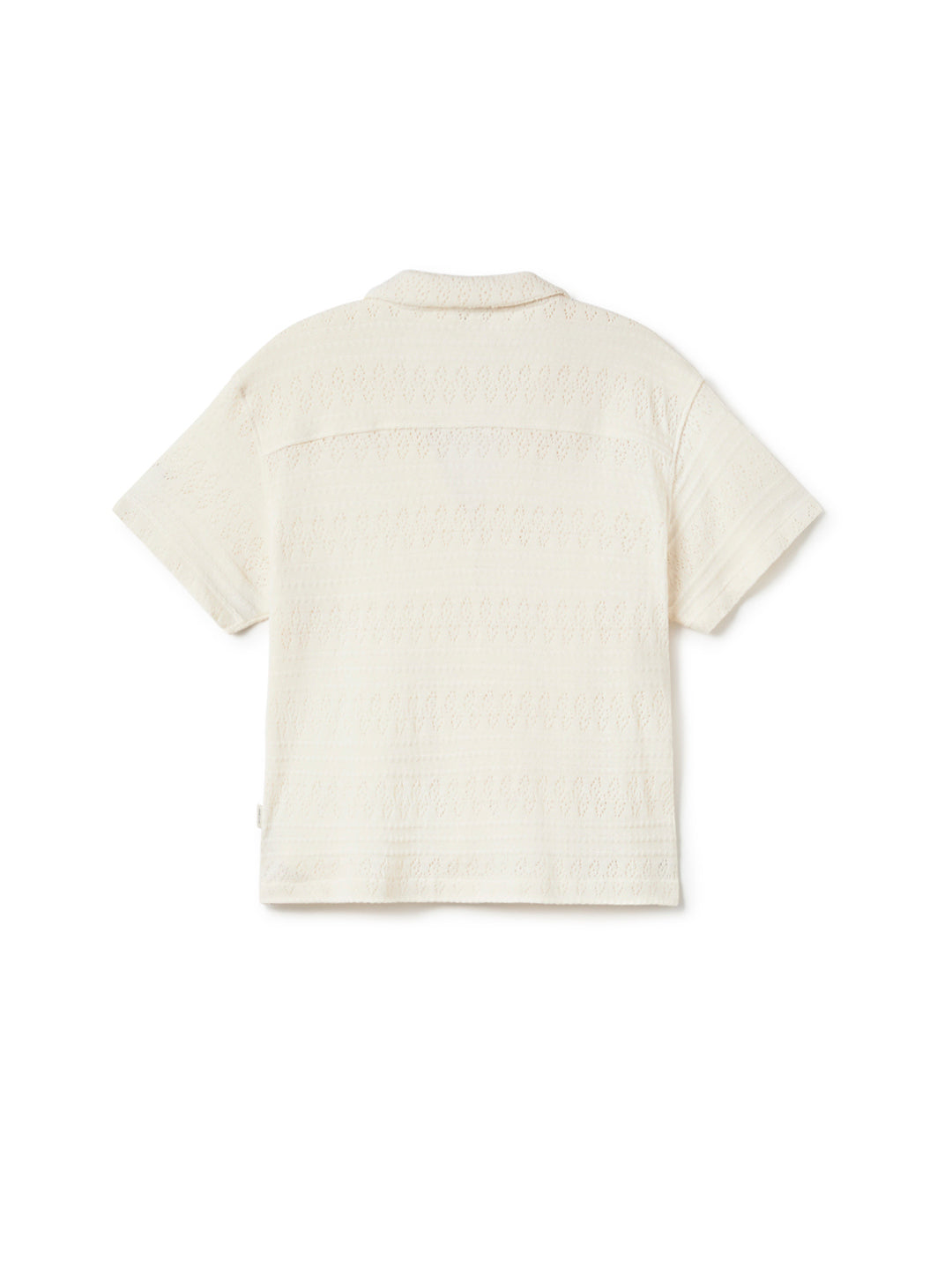 Lace blouse DUMIDO in ecru made of organic cotton by TWOTHIRDS