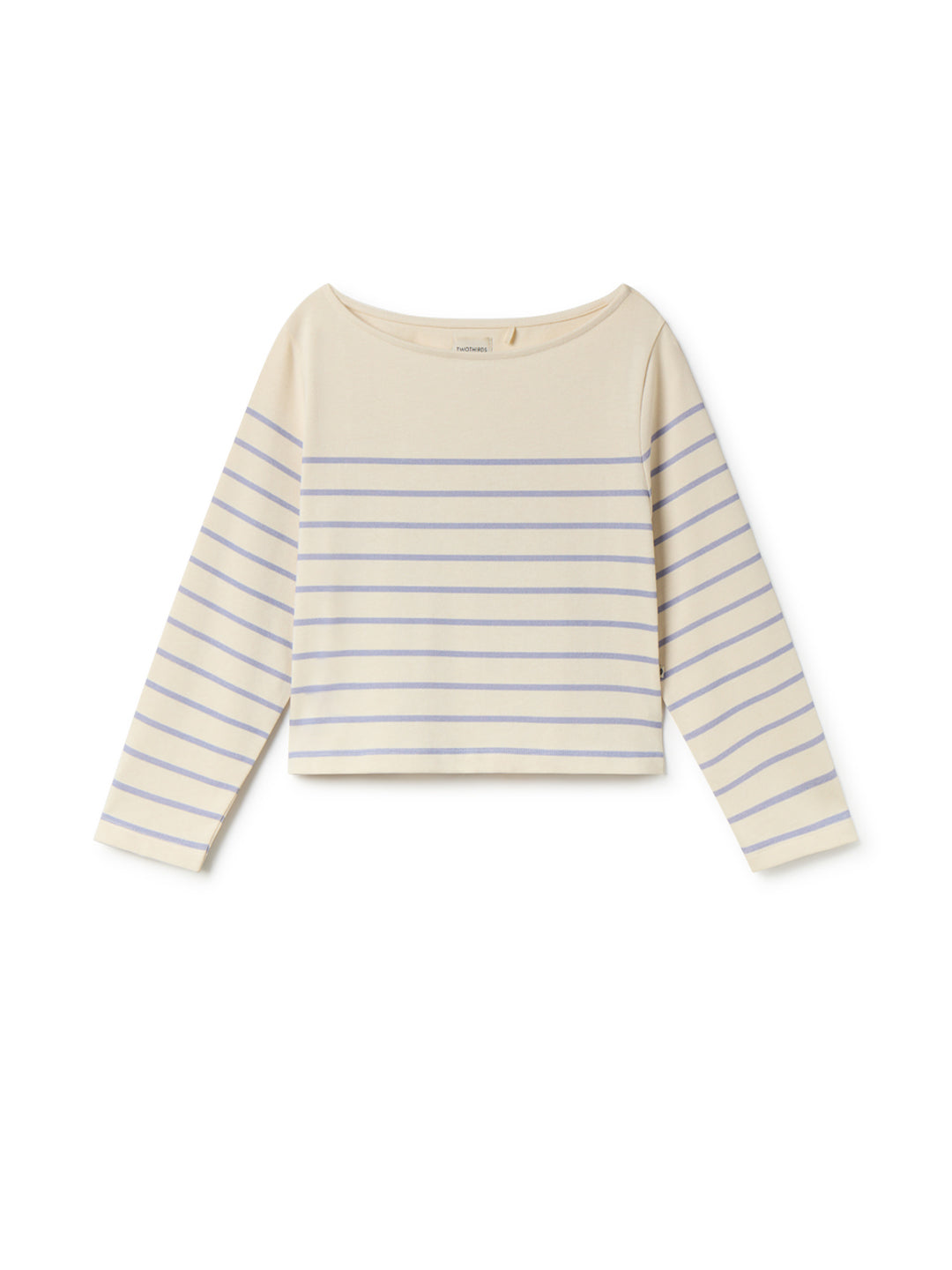 Shirt GROTO in beige striped made of organic cotton by TWOTHIRDS