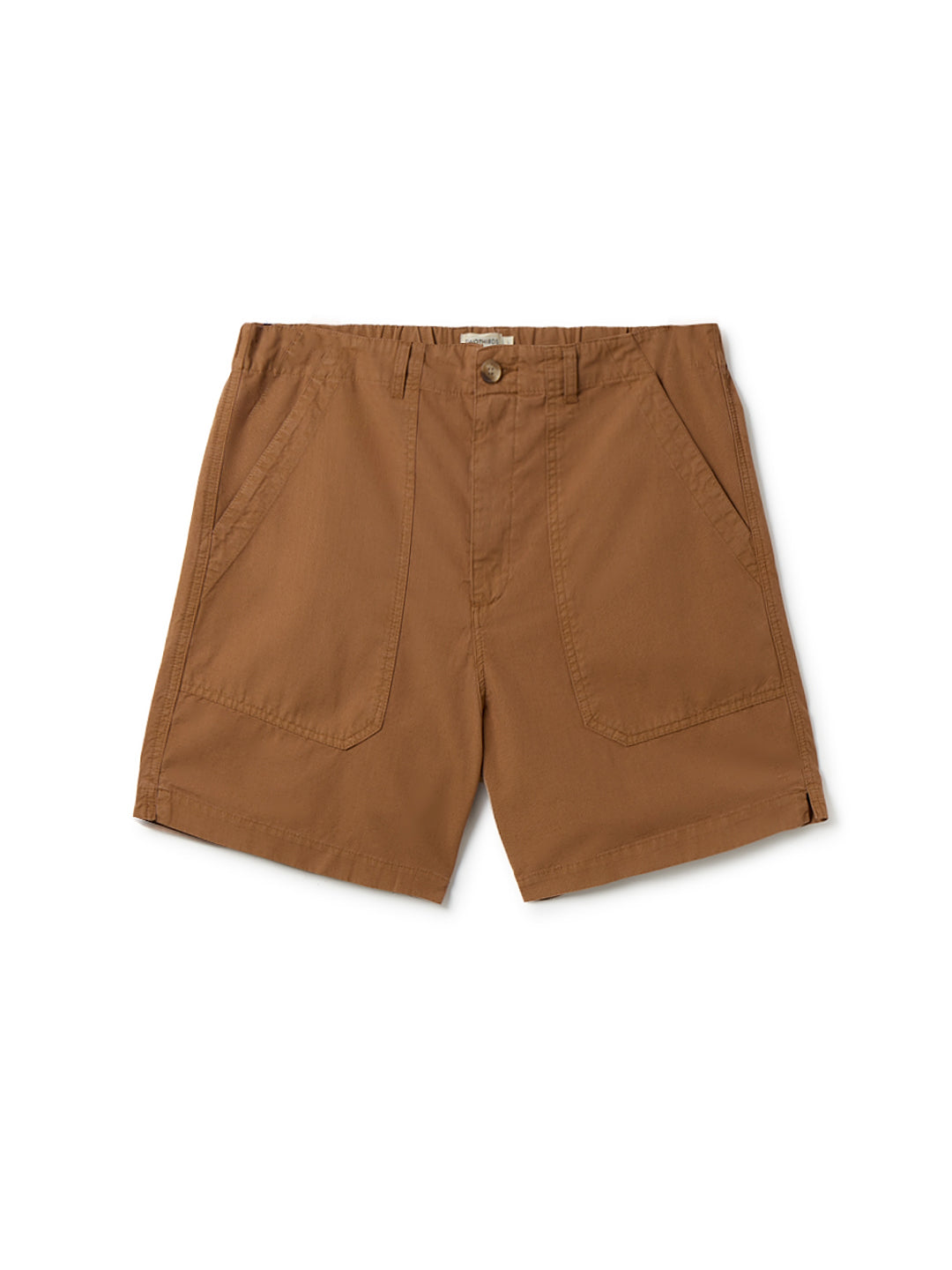 Short GECE marron en coton biologique de TWOTHIRDS