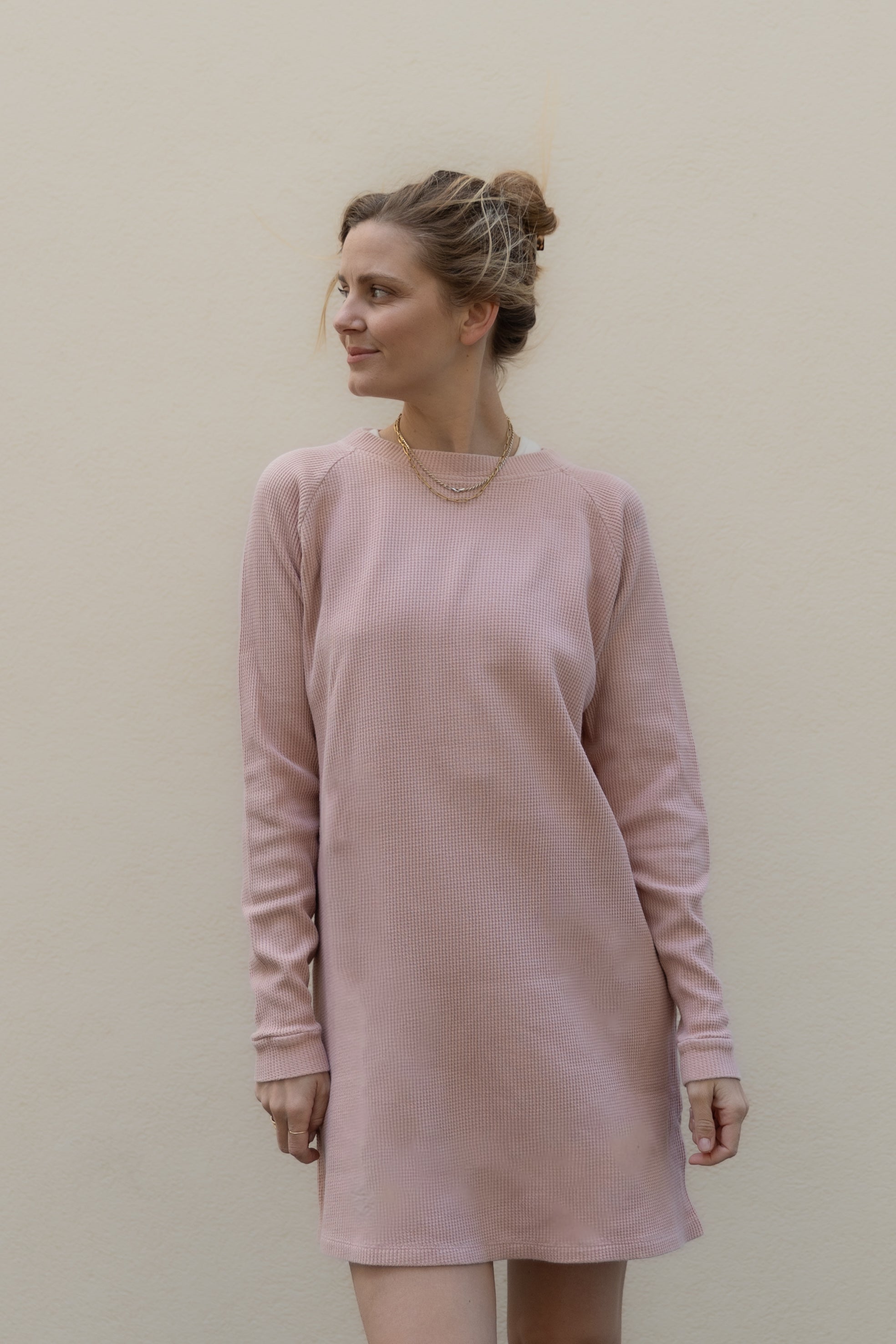 Rosa Kleid AYANA aus 100% Bio-Baumwolle von Pura Clothing