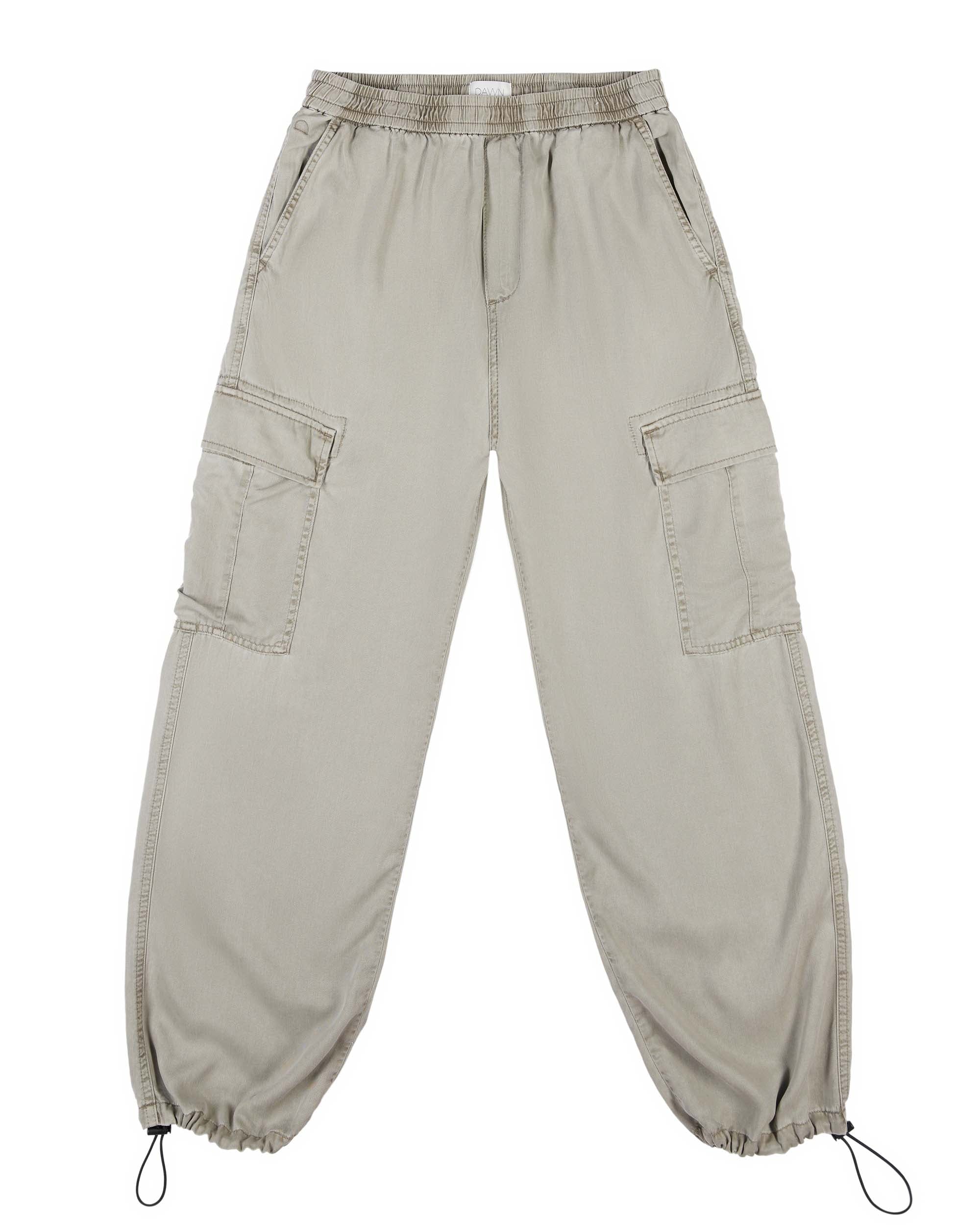 Beige Cargo Hose RAY Easy On aus 100% Tencel von Dawn Denim