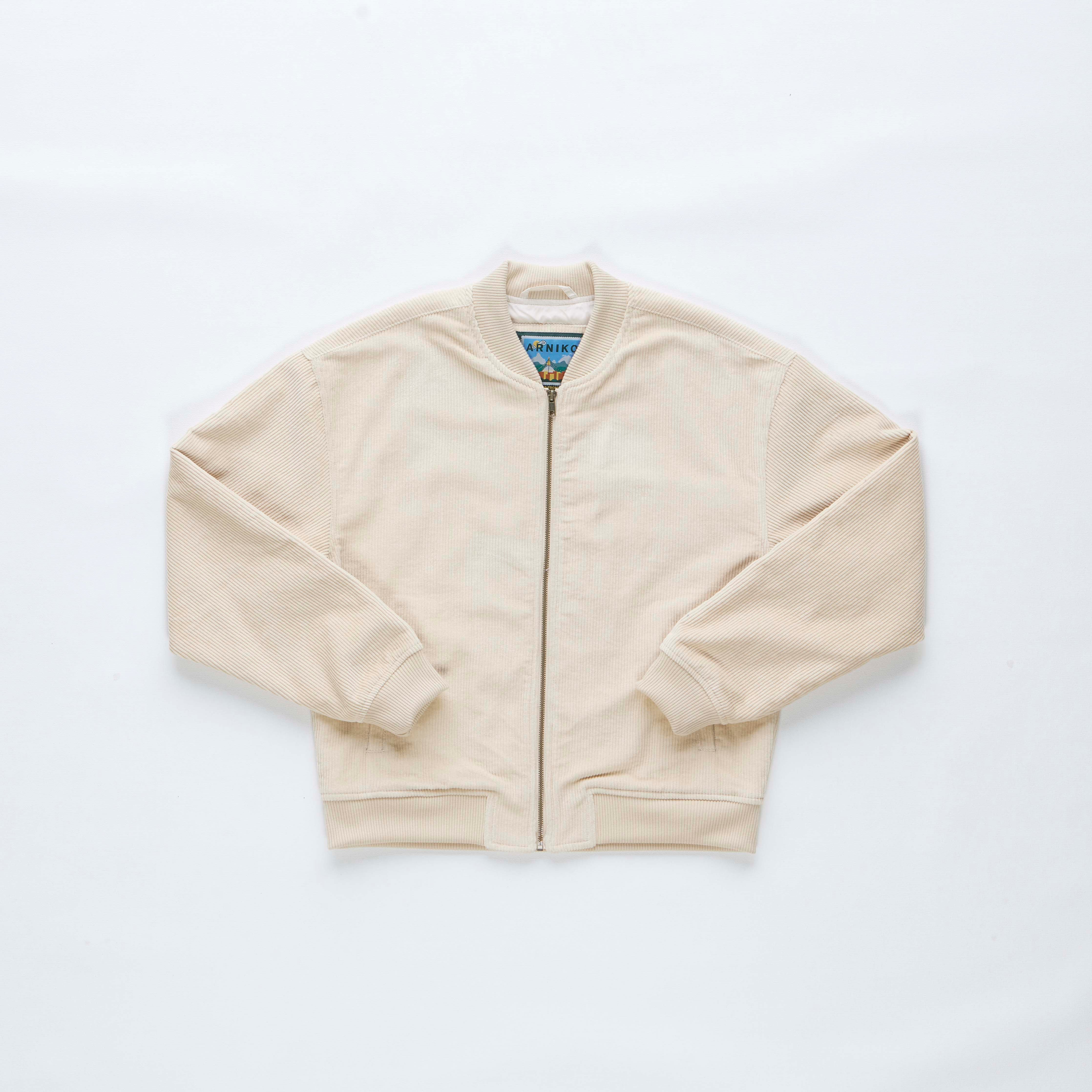 Cord-Jacke Binam aus Bio Baumwolle in beige von Arniko
