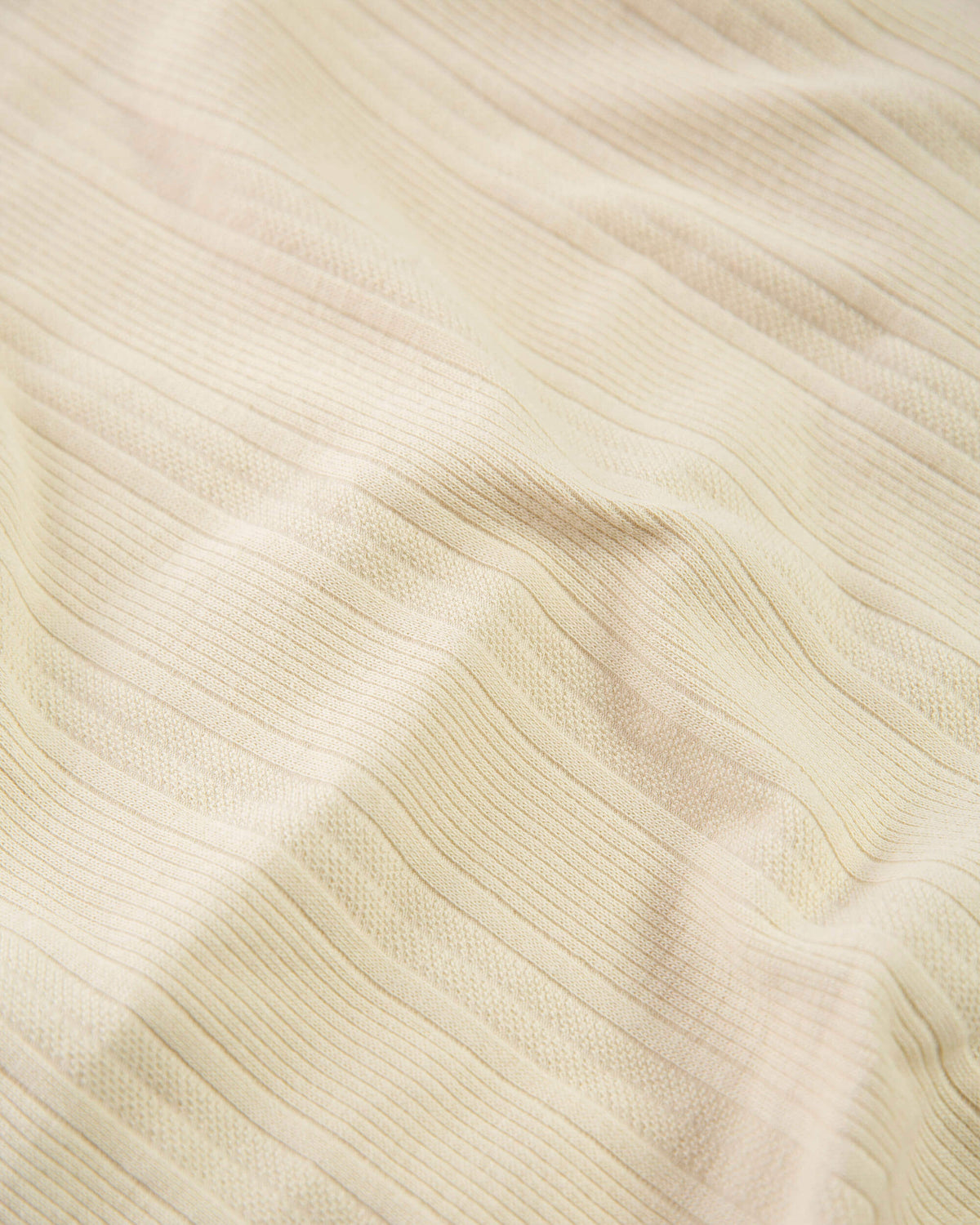 Beiges T-Shirt Ribbed aus Bio-Baumwolle von Matona