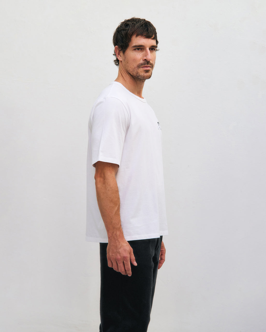 Weisses T-Shirt Affection aus 100% Bio-Baumwolle von Rotholz