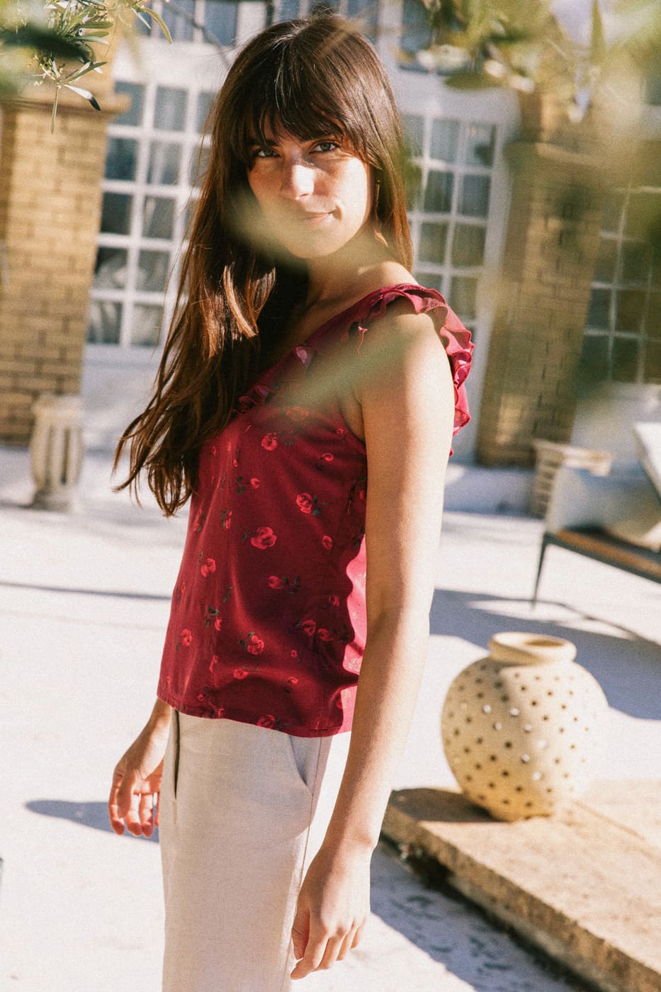 Red Top Capucine made of 100% FSC Viscose by Avani