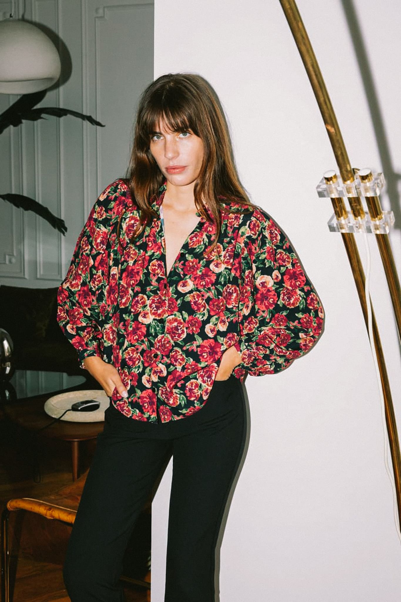 Bunte Bluse Hortensia aus Viskose von Avani