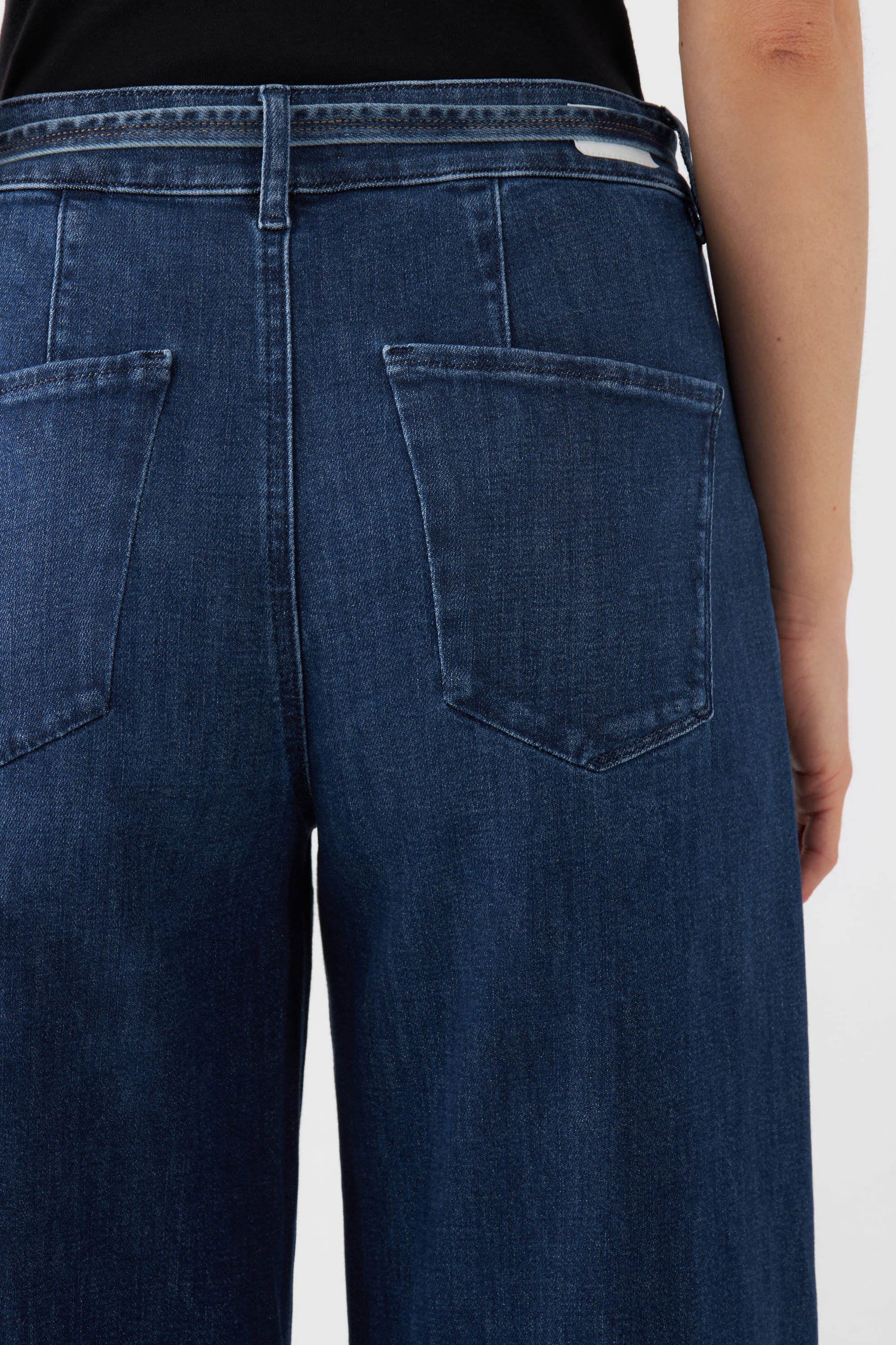 Blue BLINK High Waist Jeans made from organic cotton by Dawn Denim